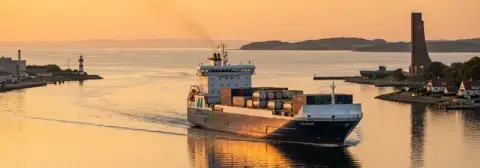 Ruta de ferry de Kiel a Göteborg